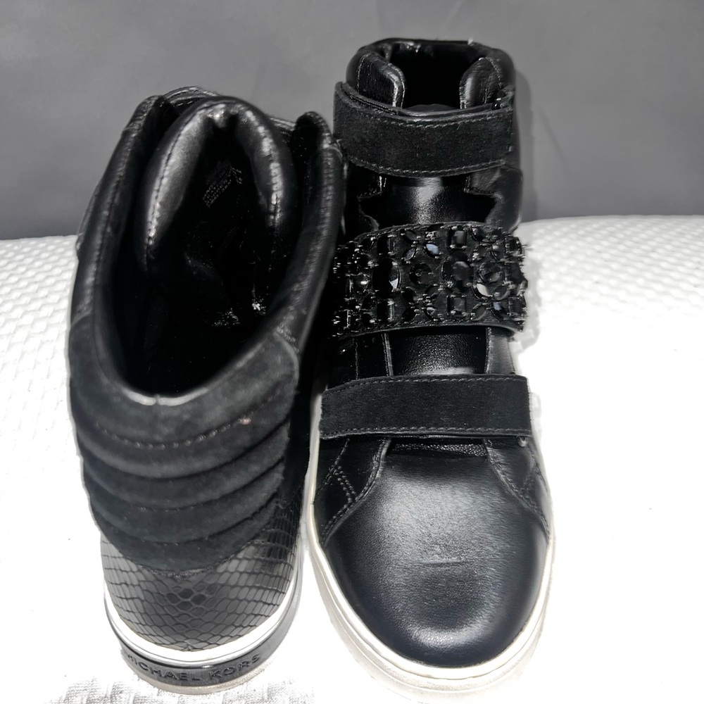 Michael Kors Black Sneakers with Embellishments